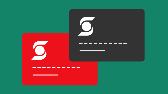 Scotiabank debit and credit cards illustration