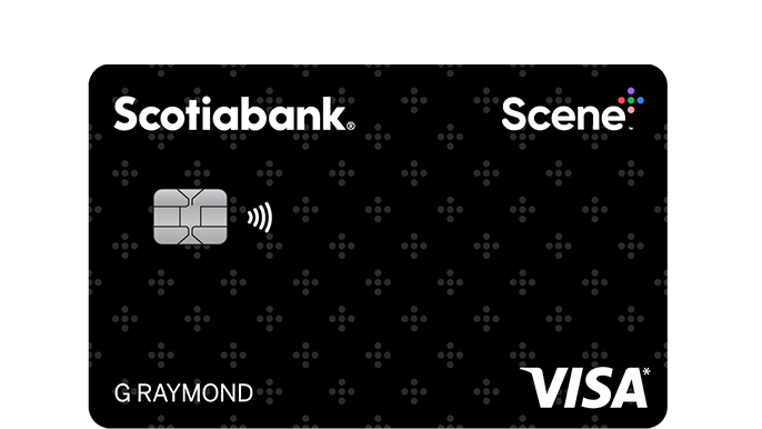 Image of Scotiabank Scene+ Visa credit card