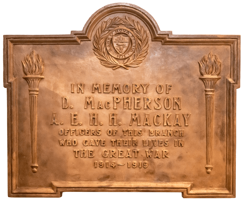 Tablet for Duncan MacPherson &  Andrew Edward Hector Hugh Mackay