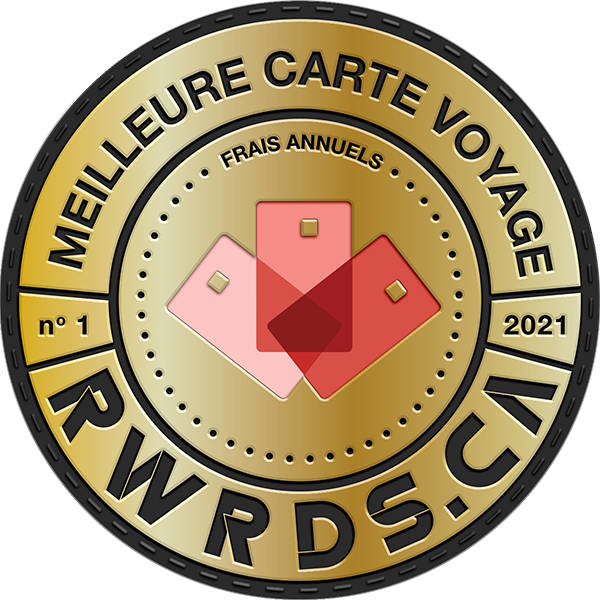  Insigne: Prix meilleure carte voyage (Frais annuels) 2021 par Rewards Canada